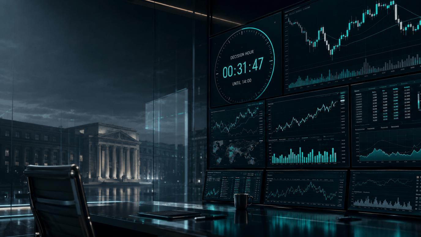 شاشات أسواقٍ صاعدة — ارتداد شهية المخاطرة مع هدنةٍ بين أمريكا وإيران